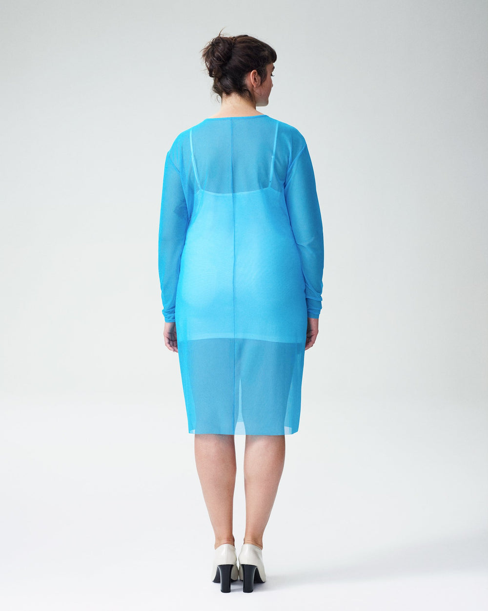 Thames Fog Dress - Azure