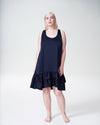 Taza Trapeze Babydoll Dress - Navy