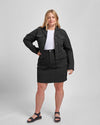 Chelsea Stretch Cotton Twill Jacket - Black Image Thumbnmail #6