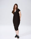 Geneva V-Neck Dress - Black