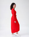 Rivers Wrap Dress - Poppy