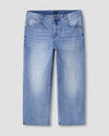 Bae Boyfriend Crop Jeans - Light Blue Image Thumbnmail #2