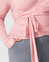 Billie Wrap Top - Rose