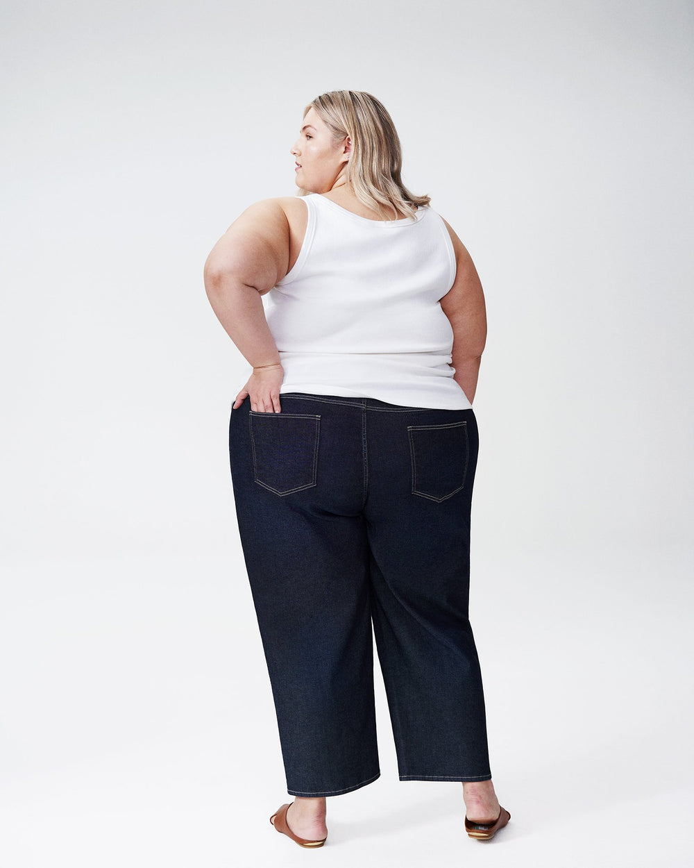 Bae Boyfriend Crop Jeans - Dark Indigo