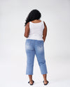 Bae Boyfriend Crop Jeans - Light Blue