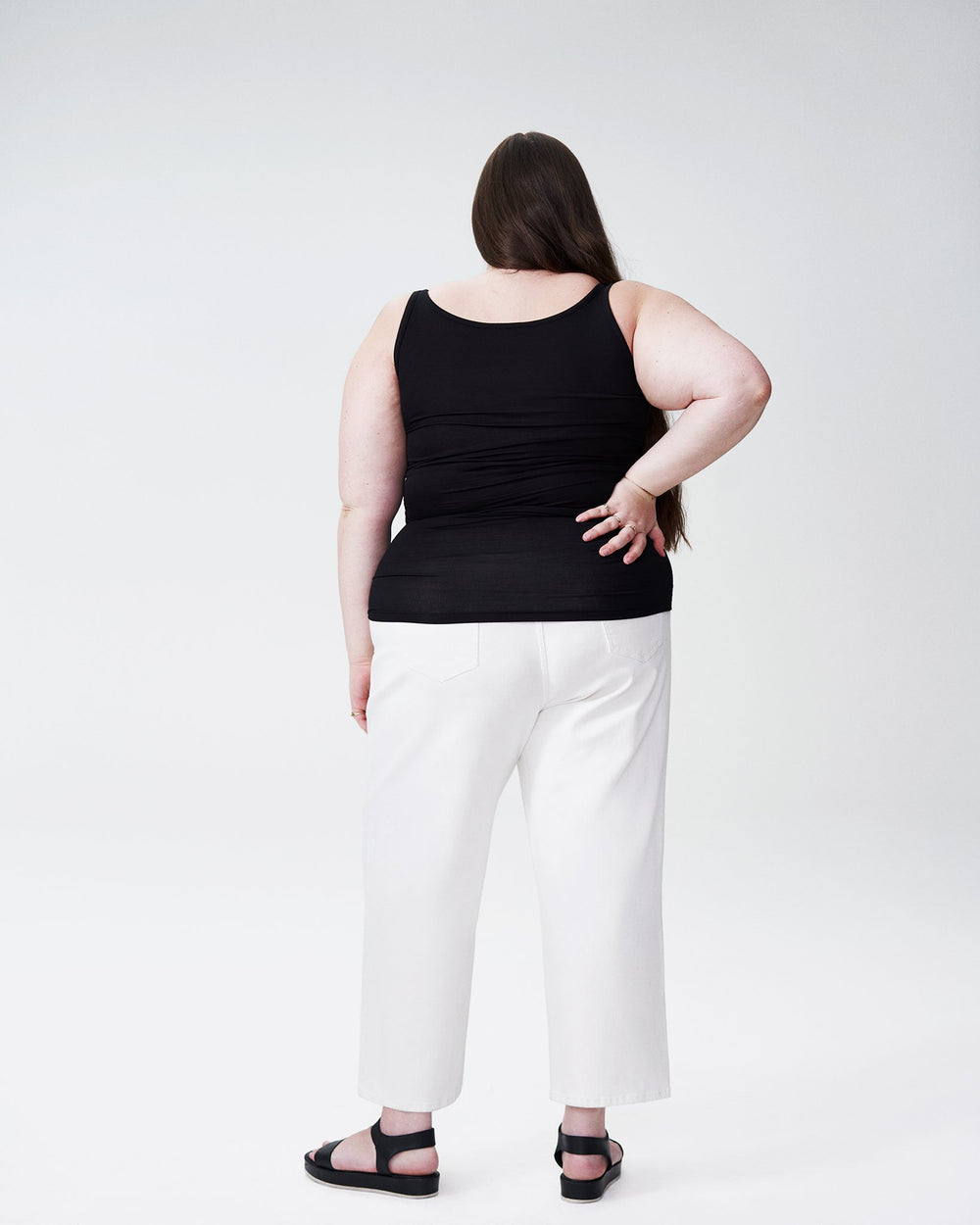 Bae Boyfriend Crop Jeans - White