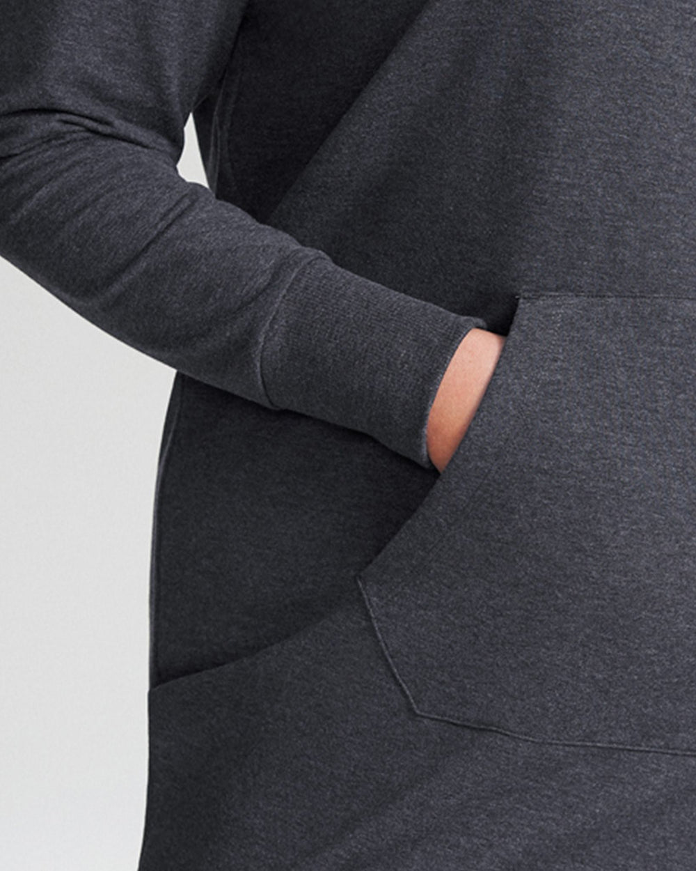 Bree Sweatshirt Dress - Heather Grey