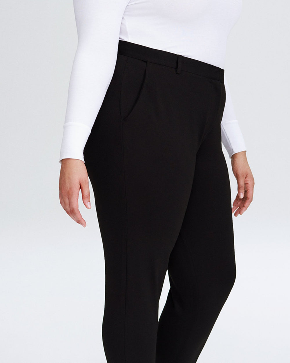 Cigarette Pants - Black