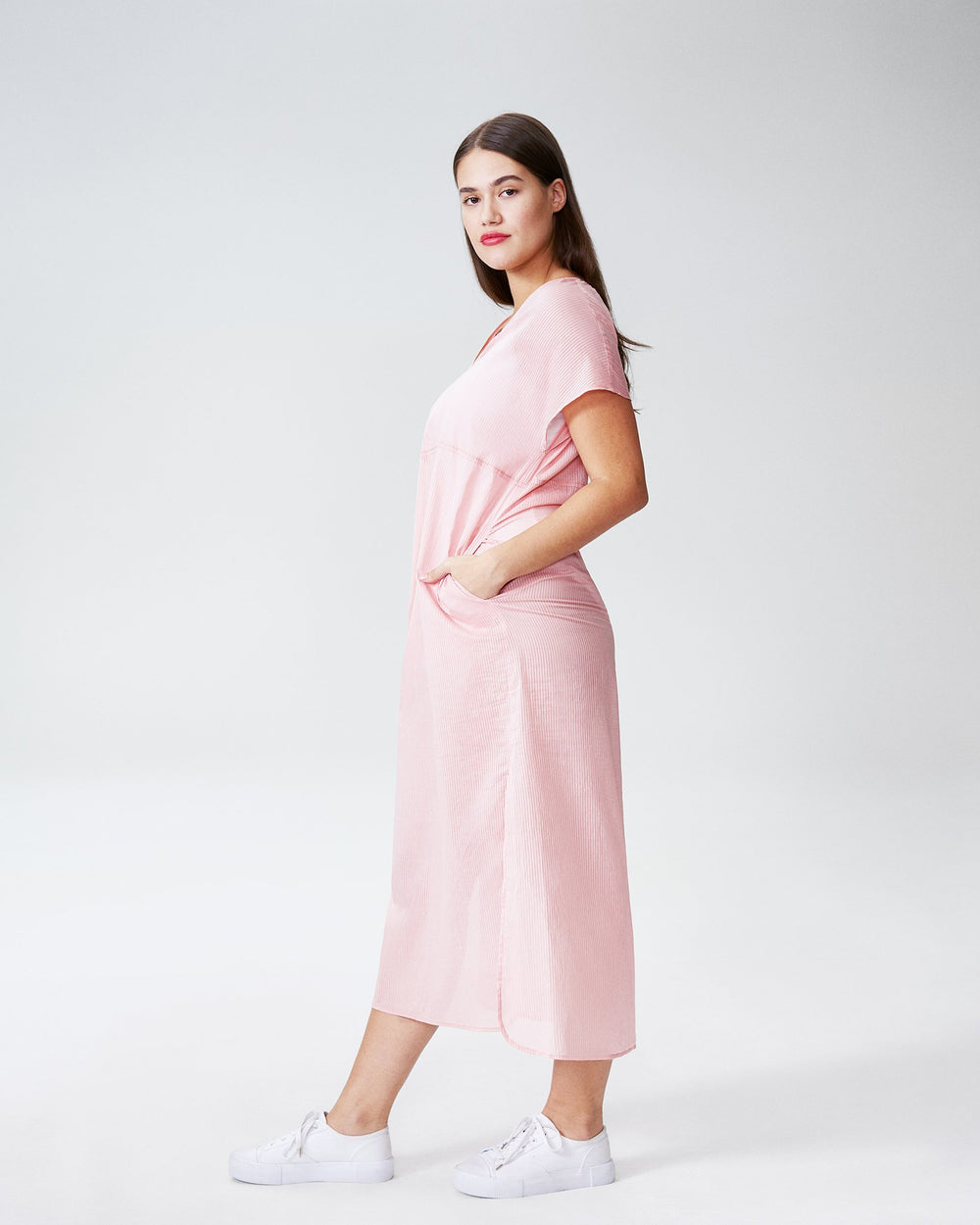 Cole Caftan Dress - Rose