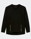 Corbelle Zip Pullover - Black