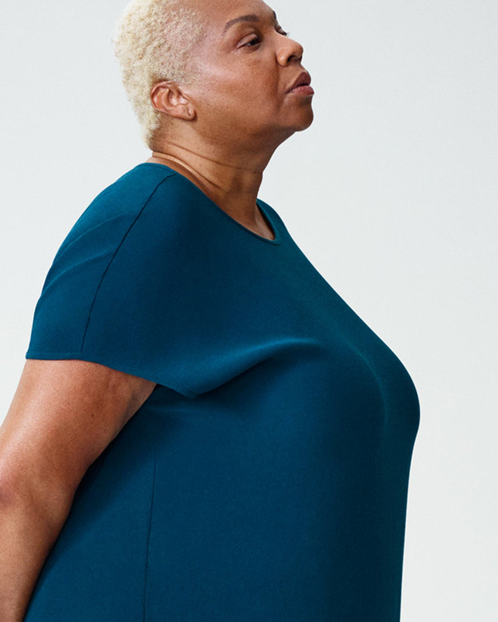 Crepe Augusta Geneva Dress - Teal