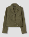 Chelsea Stretch Cotton Twill Jacket - Ivy