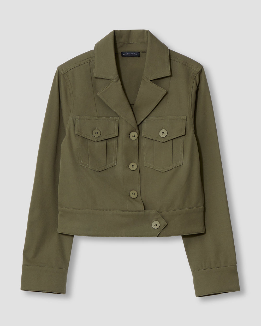 Chelsea Stretch Cotton Twill Jacket - Ivy