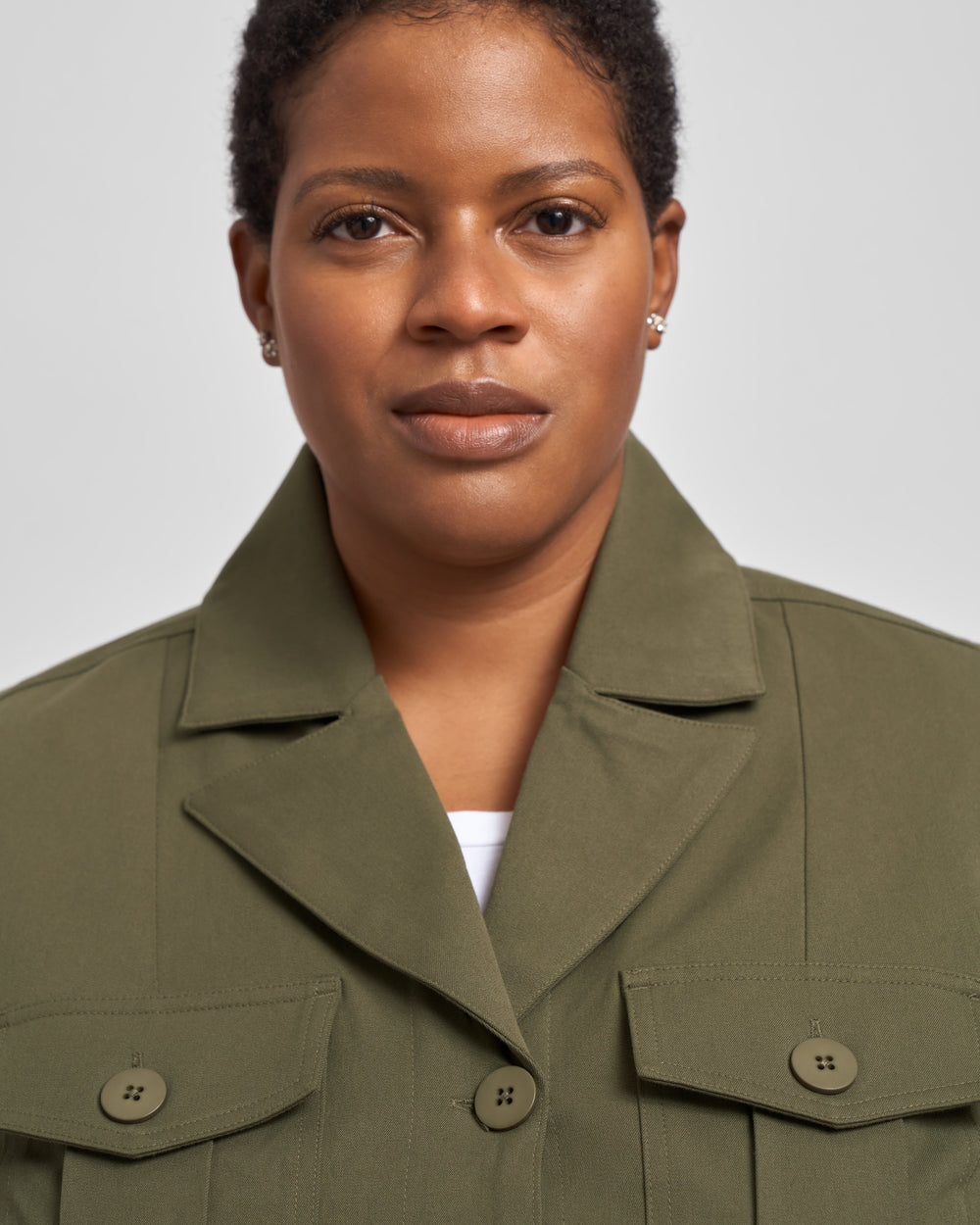 Chelsea Stretch Cotton Twill Jacket - Ivy