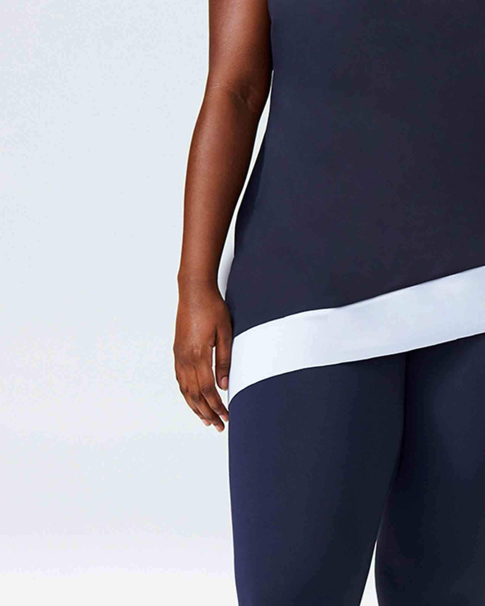 Freestyle 2 in 1 Tank - Navy/Powder Blue