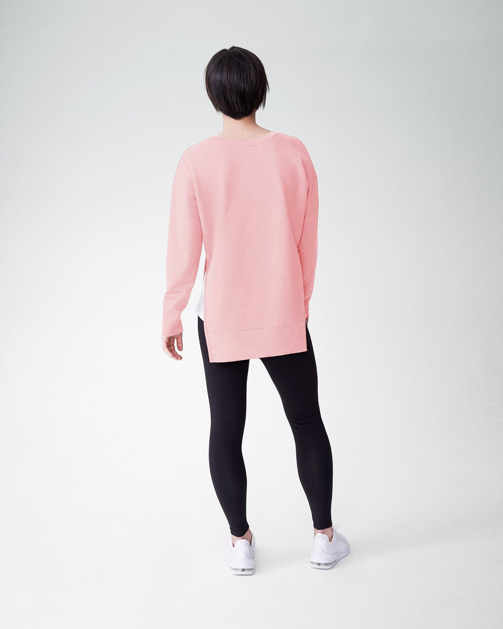 Fiona Open Side Sweatshirt - Rose