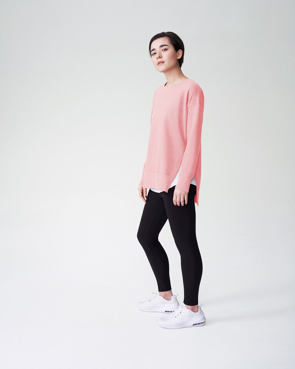 Fiona Open Side Sweatshirt - Rose