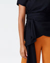 Marano Wrap Top - Black