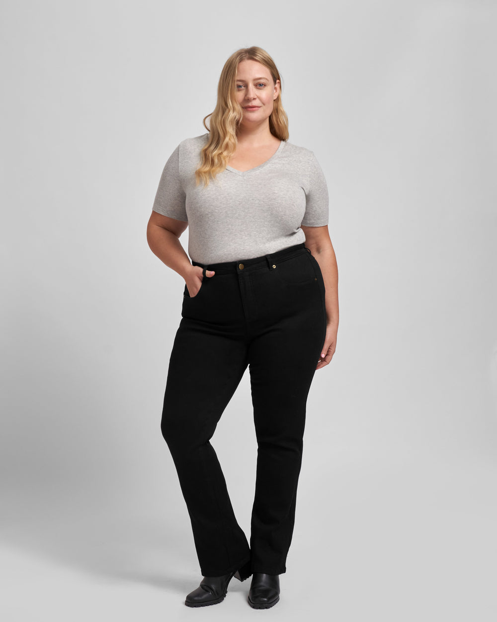 Marne Bootcut Jeans 32 inch - Black