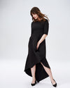 Maya Hi Low Dress - Black Image Thumbnmail #4