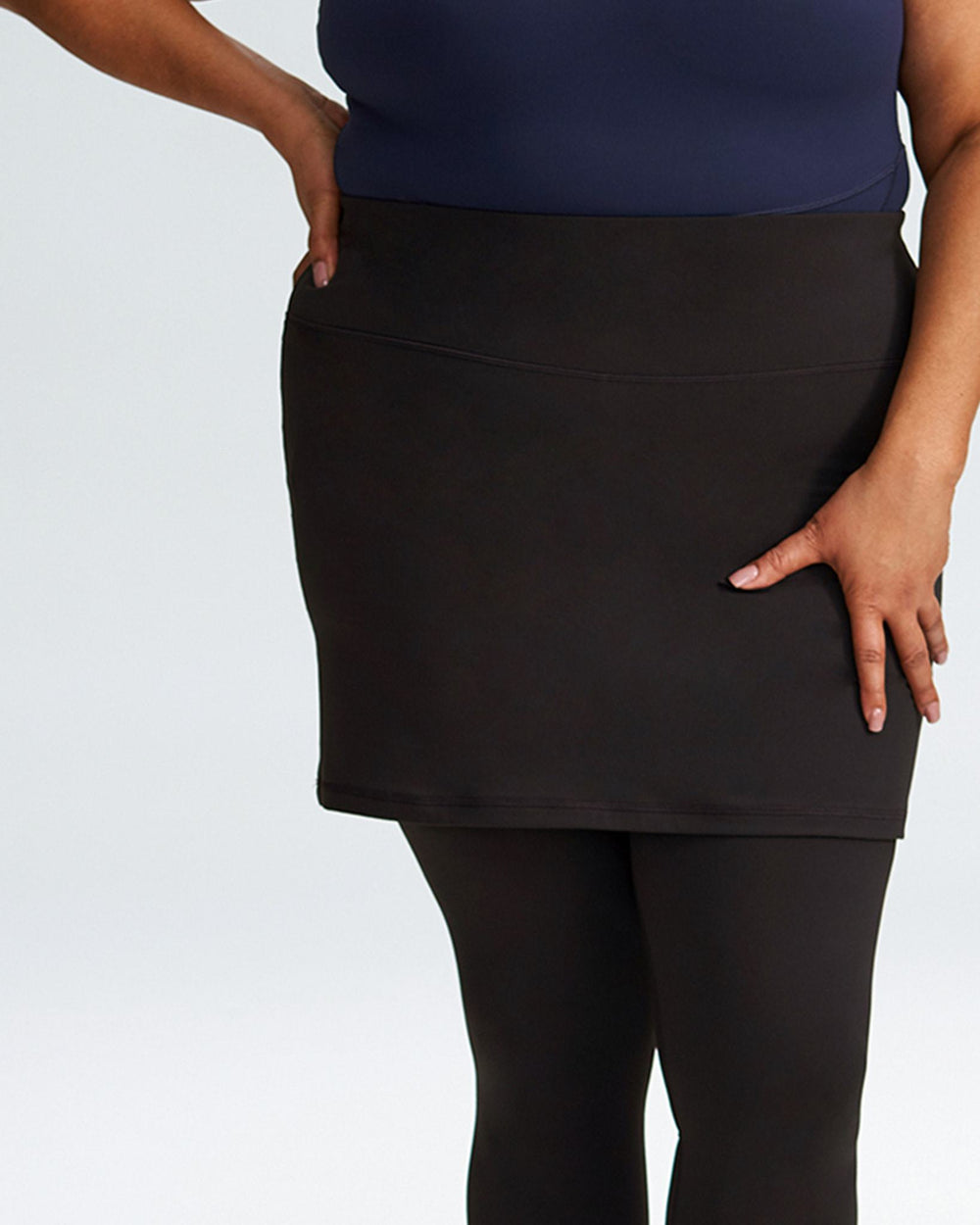 MVP 2 in 1 Skirted Leggings - Black
