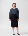 Shauna Merino Wool Crewneck Sweater - Slate Image Thumbnmail #5