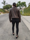 Parker Leather Jacket - Espresso Image Thumbnmail #8