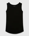 Loire Ribbed Tank - Black