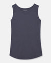 Petite Loire Ribbed Tank - Slate