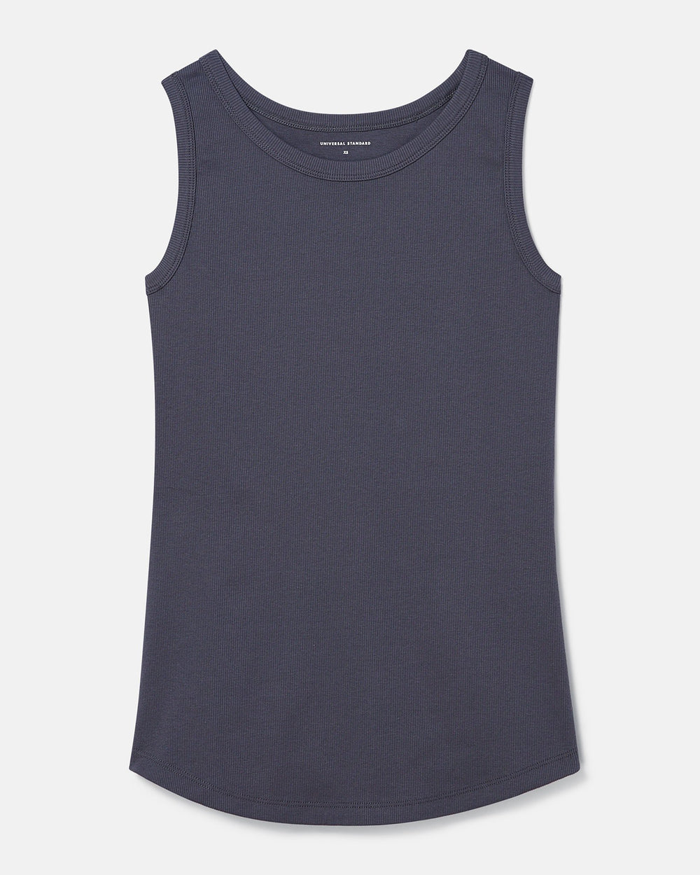 Loire Ribbed Tank - Slate