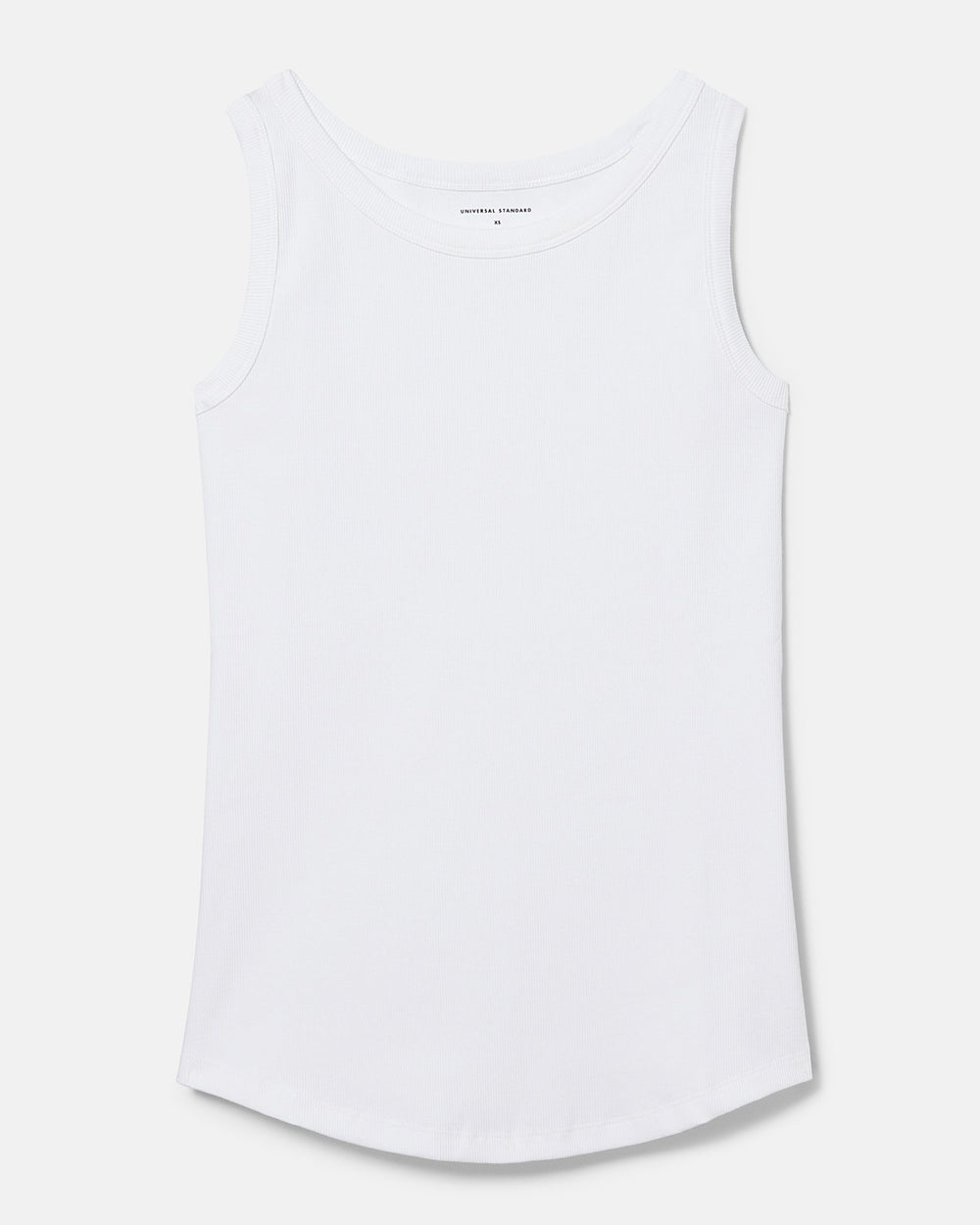 Petite Loire Ribbed Tank - White