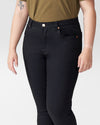 Seine High Rise Skinny Jeans Petite - Black Image Thumbnmail #4