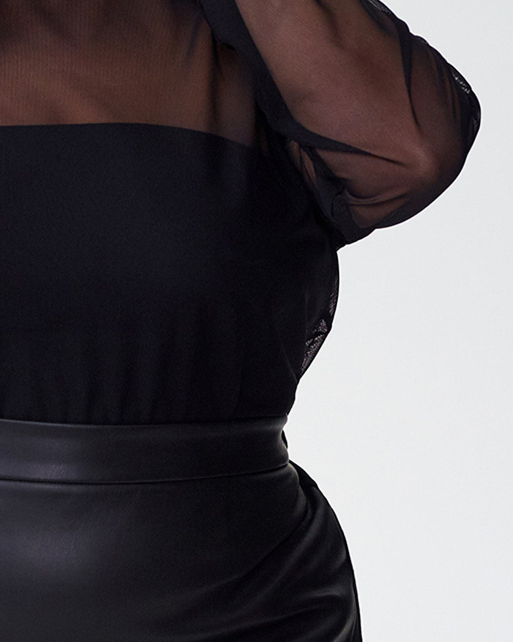 Petite Thames Fog Top - Black