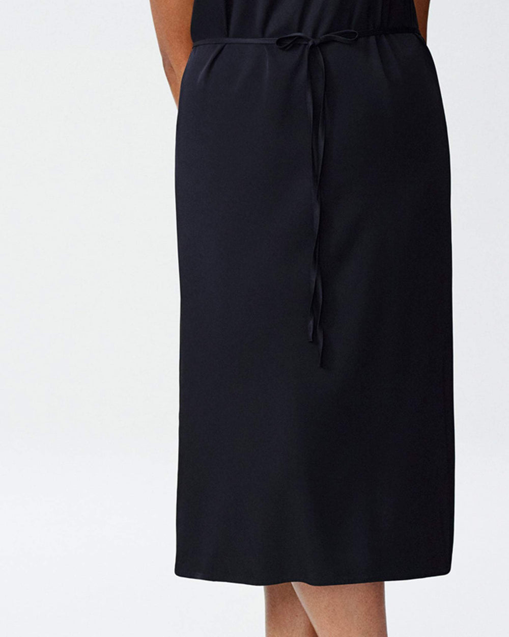 Prinia Pinafore Dress - Black