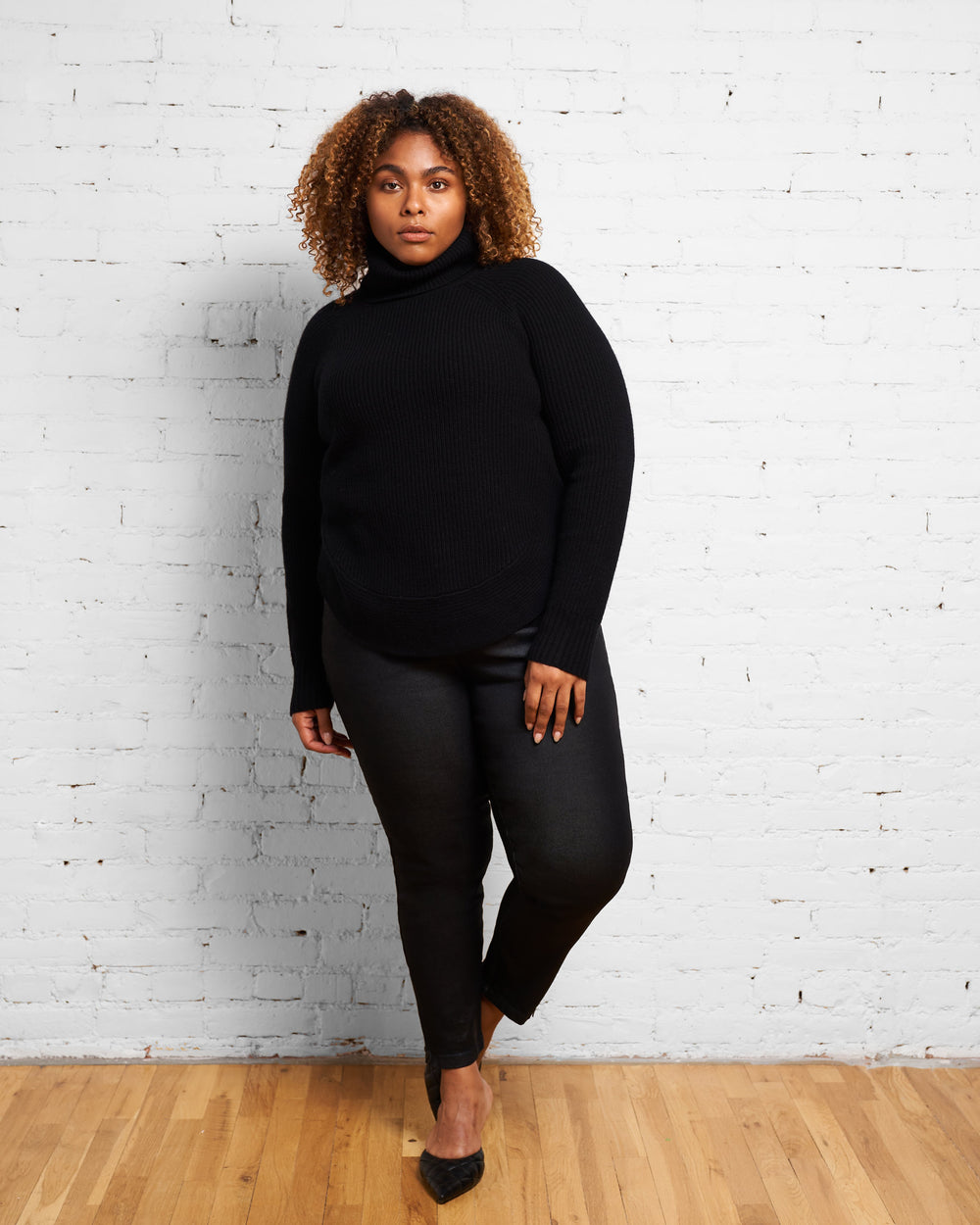 Meuse High Rise Resin Jeans 27 inch - Black