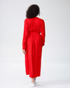 Rivers Wrap Dress - Poppy