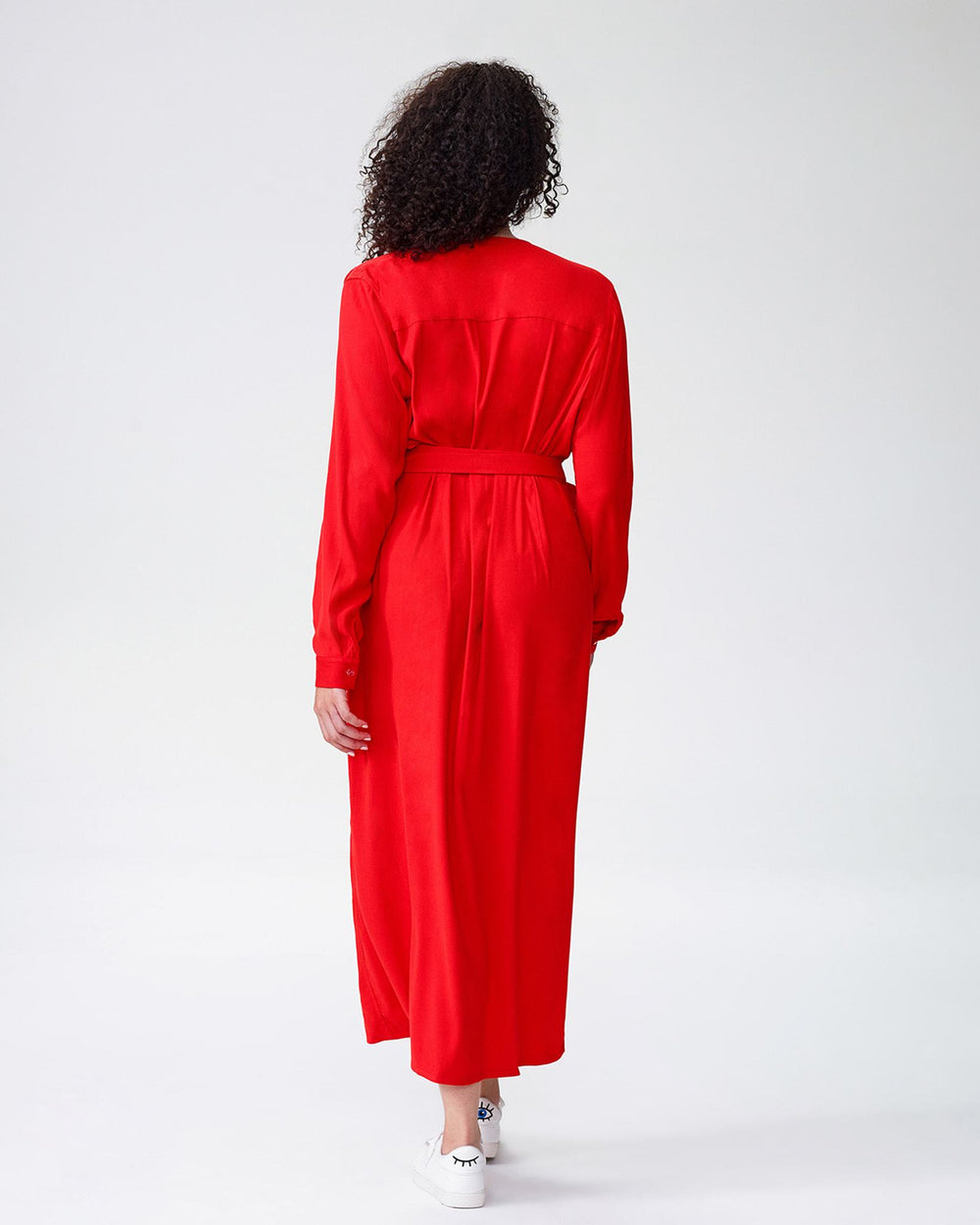 Rivers Wrap Dress - Poppy