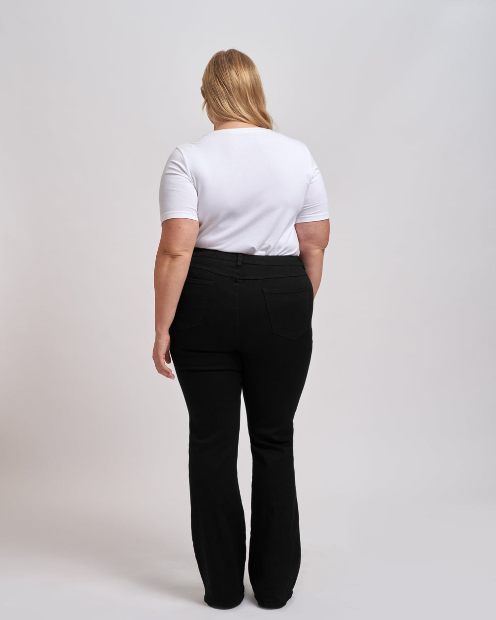 Sava High Rise Flare Jeans - Black