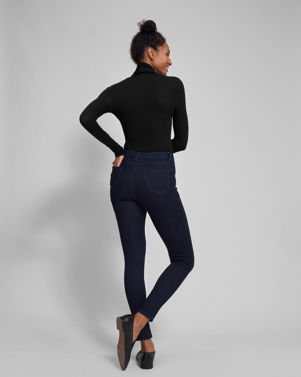 Seine High Rise Skinny Jeans 32 Inch - Dark Indigo