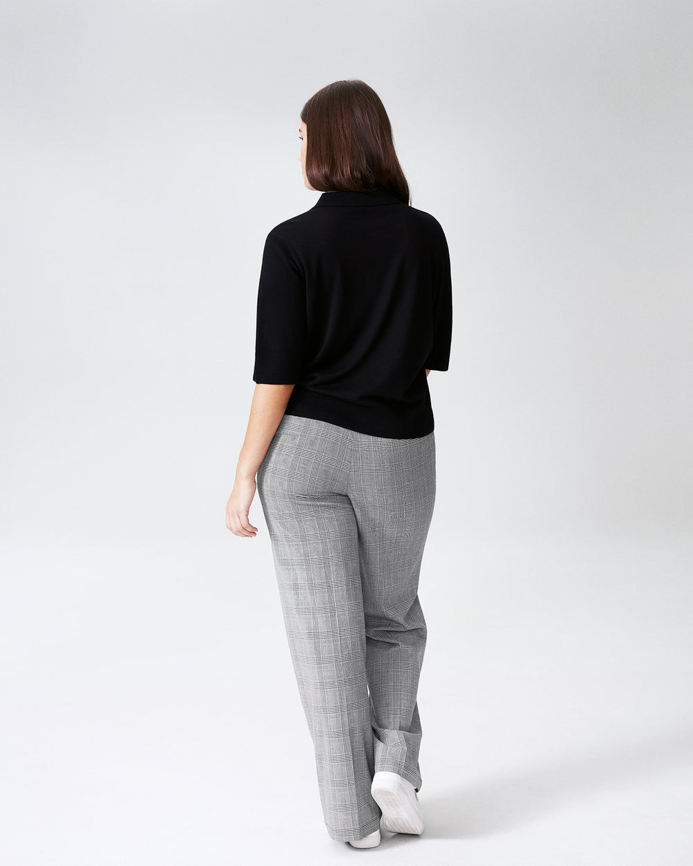 Addison Sweater Polo - Black