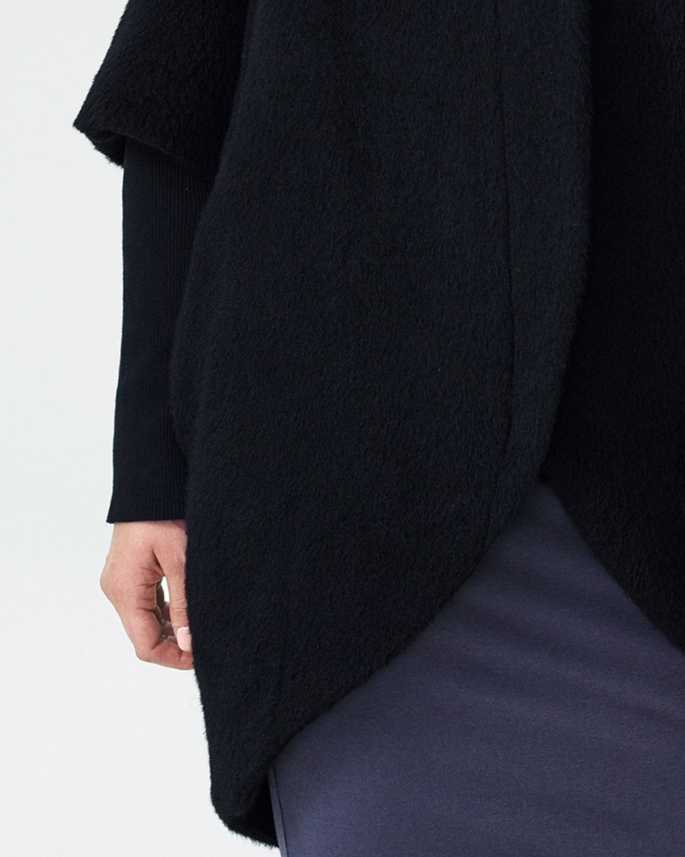 Talfer Cocoon Coat - Black