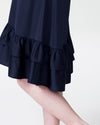 Taza Trapeze Babydoll Dress - Navy Image Thumbnmail #6