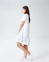 Taza Trapeze Babydoll Dress - Dove Grey