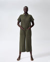 Kate Twill Jumpsuit - Olive