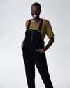 Olivia Denim Overalls - Black